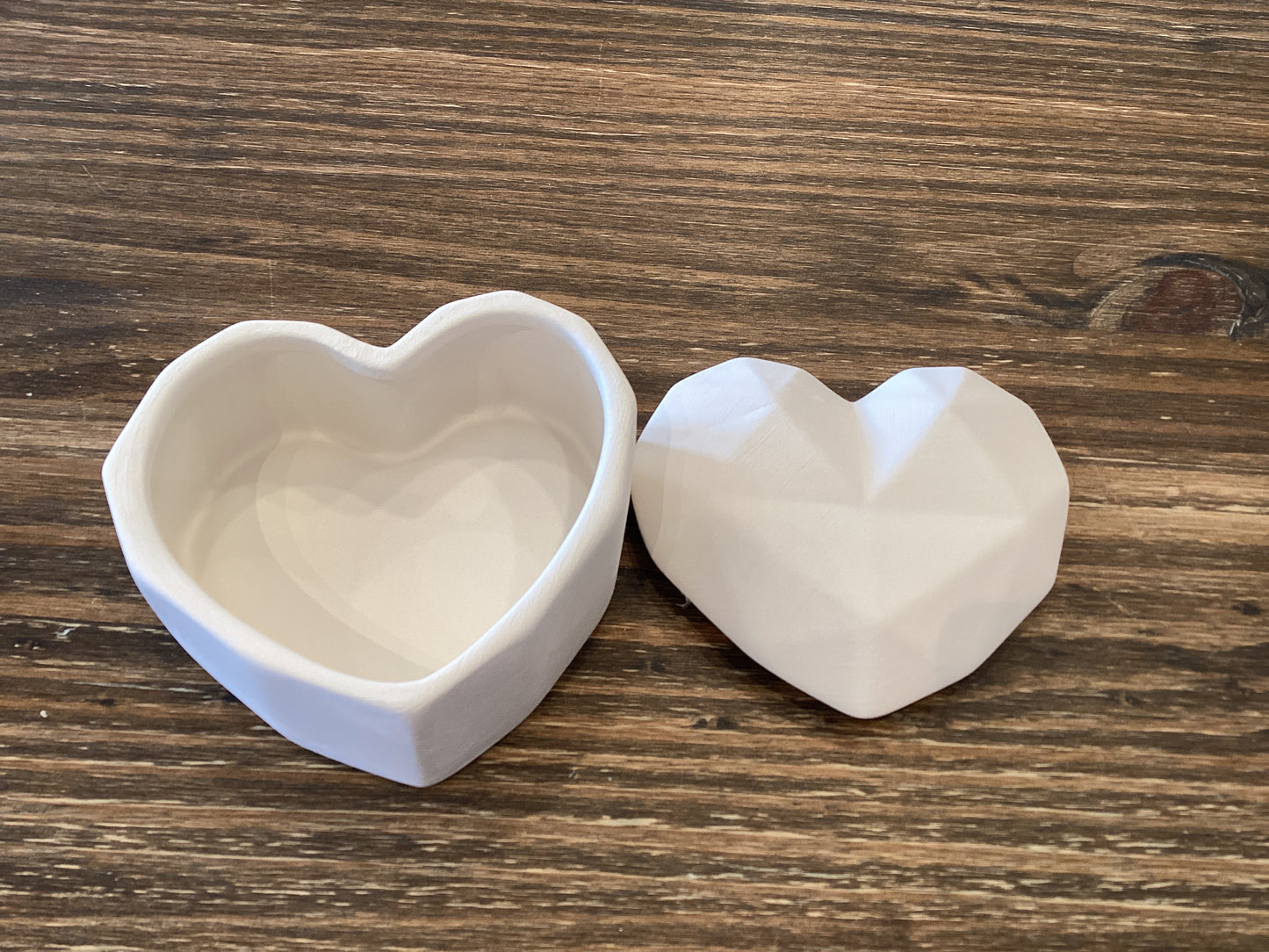 Faceted Heart Box